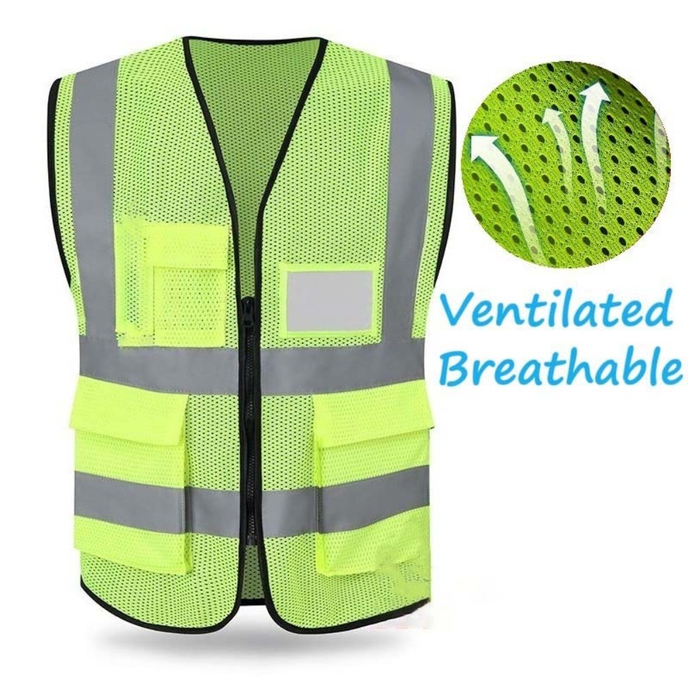 Reflective Running Gear Vest - High Visibility Reflective Vest Warning with