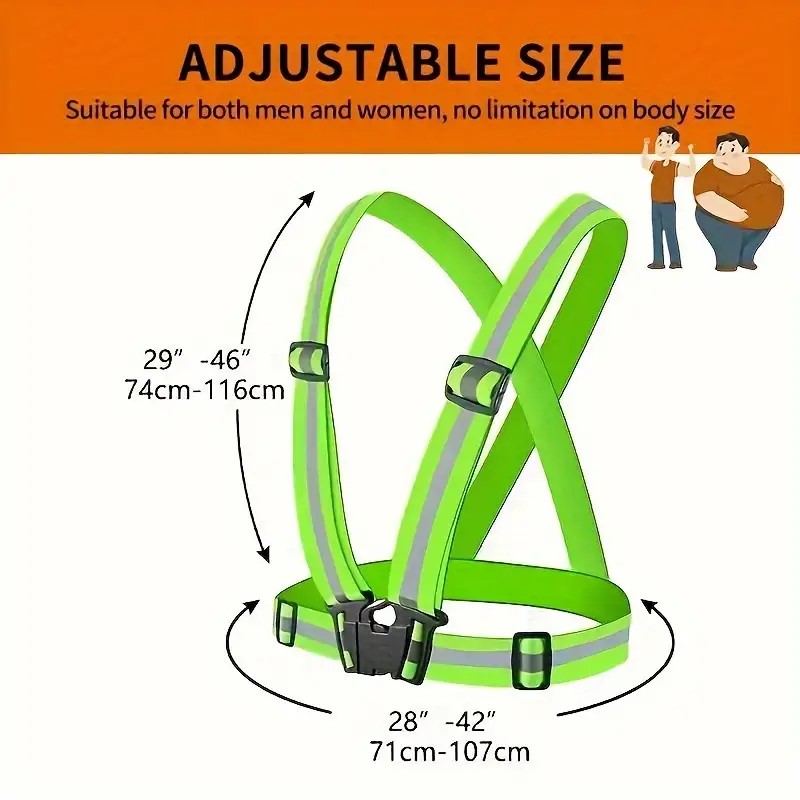 Reflective Running Gear Vest - Reflective Vest Running Gear, High Visibility