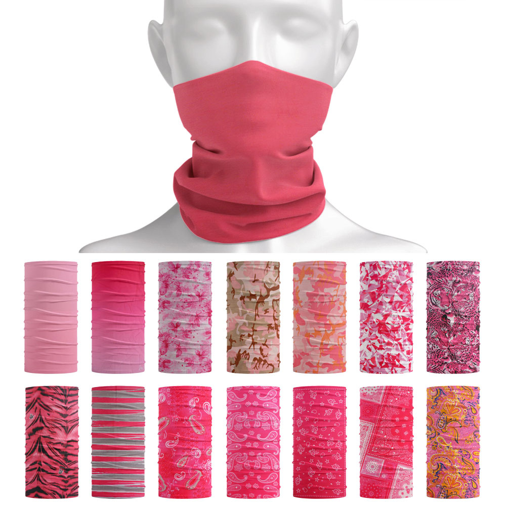 Running Gear Headband - Pink Seamless Outdoor Bandana Cycling Neck