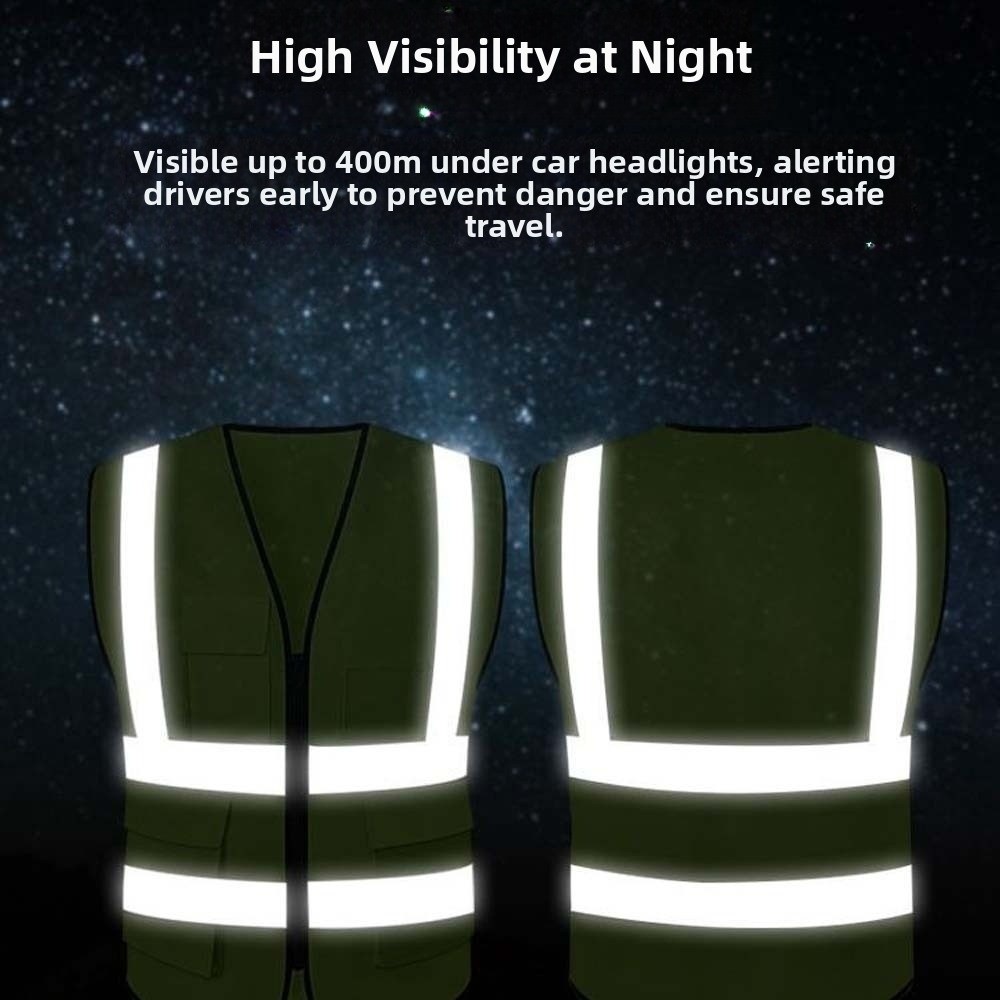 Reflective Running Gear Vest - High Visibility Reflective Vest Warning One