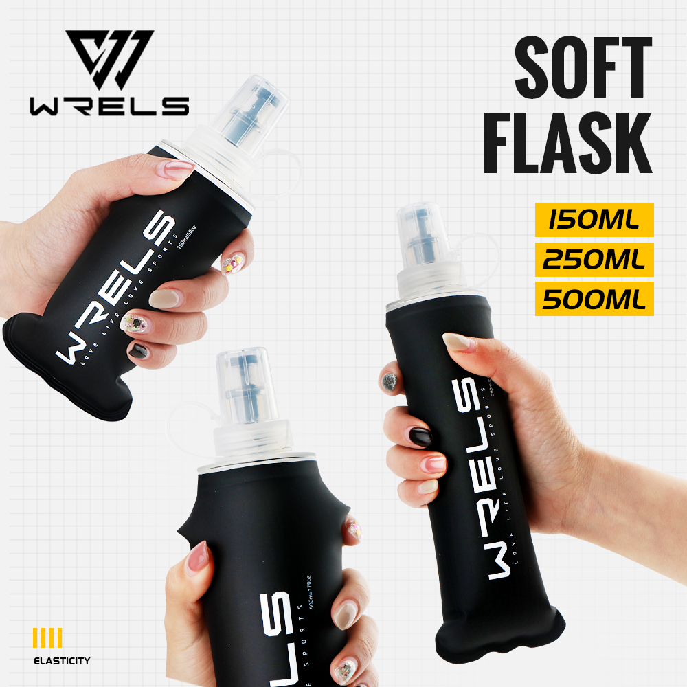 Running Hydration Vest - WRELS Soft Flask TPU Ultralight Collapsible