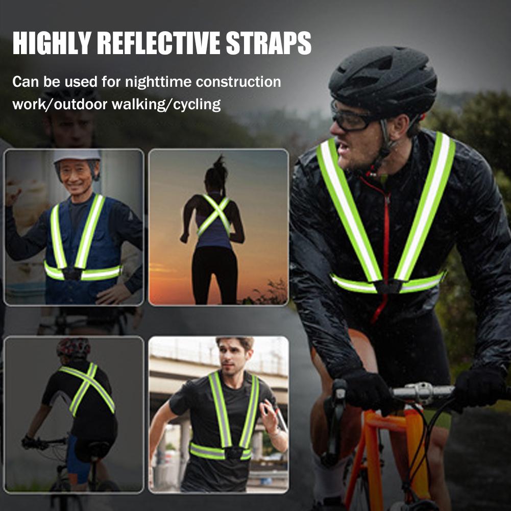 Outdoor Adjustable Safety Vest - Reflective Running Gear Vest ulasan dan harga