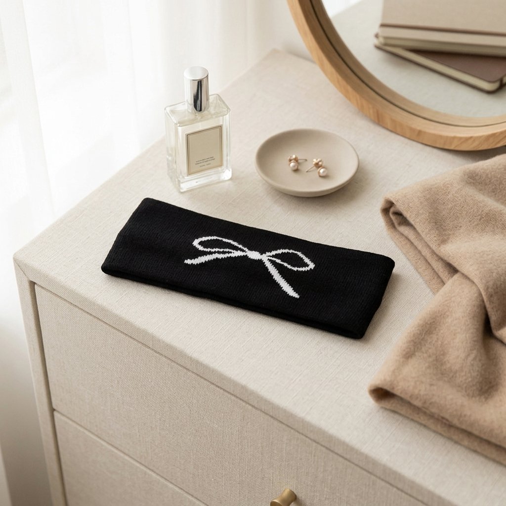 Stylish Headband Wide Knit Bow - Running Gear Headband ulasan dan harga