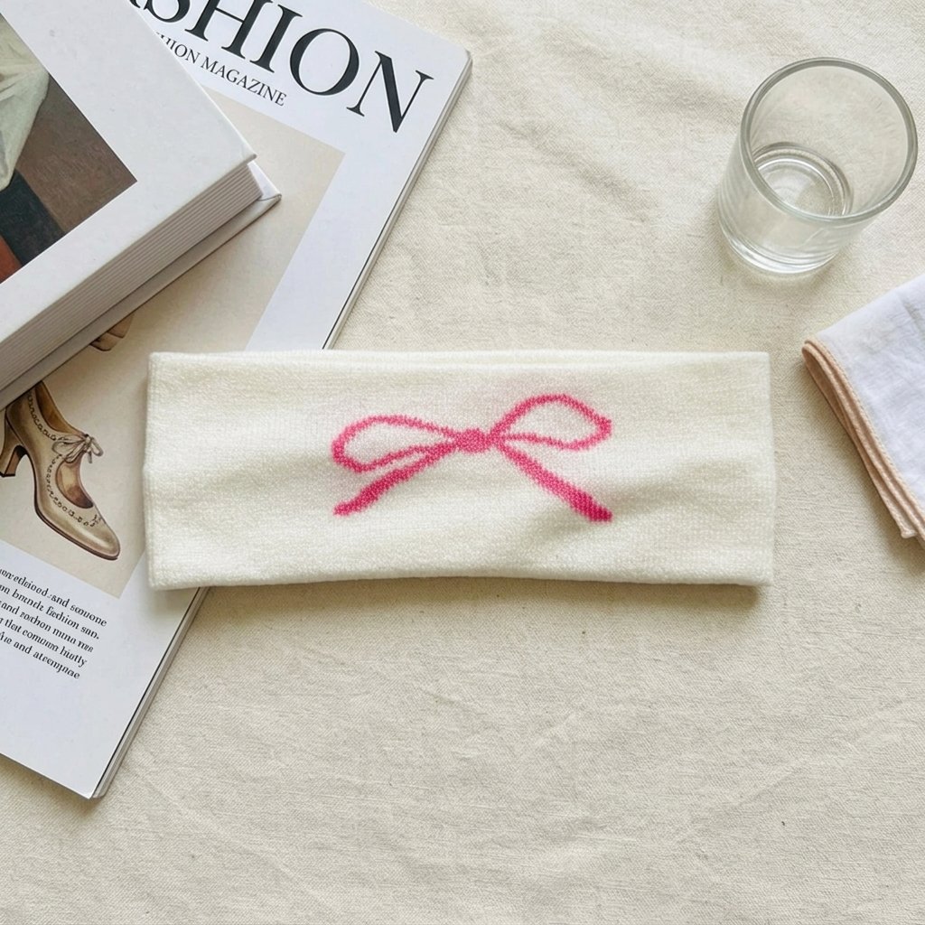 Stylish Headband Wide Knit Bow - Running Gear Headband ulasan dan harga