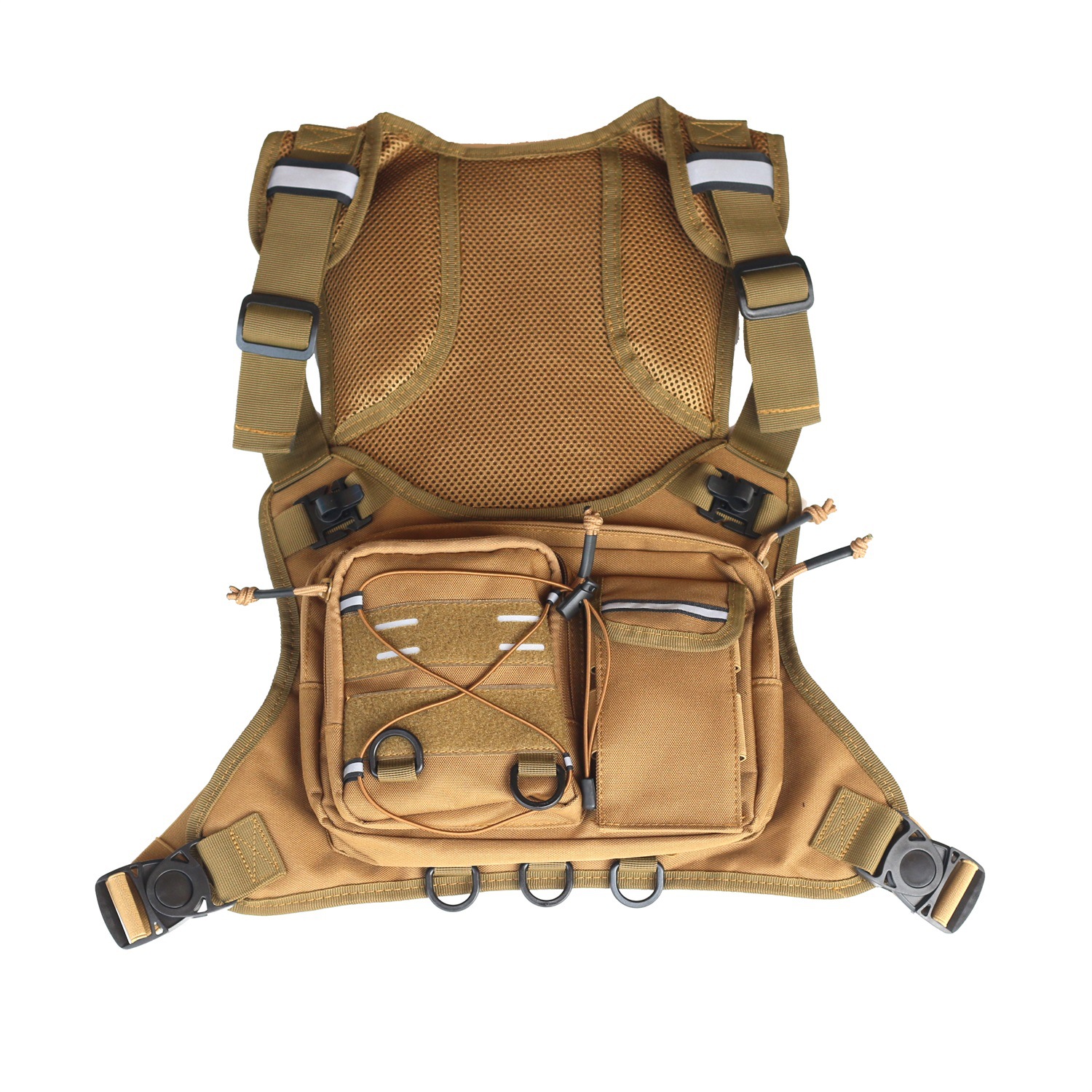 Tactical Vest Chest Bag Lightw - Reflective Running Gear Vest ulasan dan harga