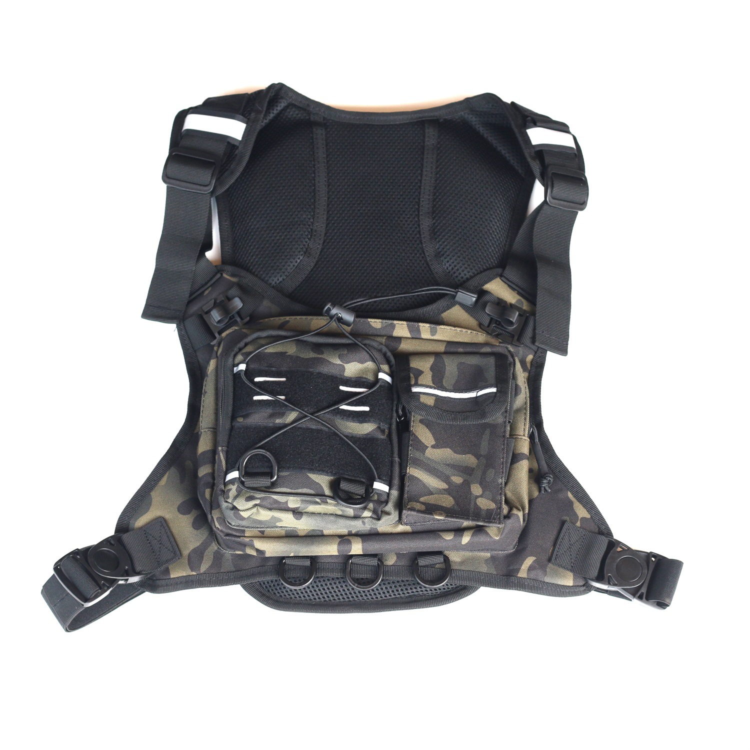 Tactical Vest Chest Bag Lightw - Reflective Running Gear Vest ulasan dan harga