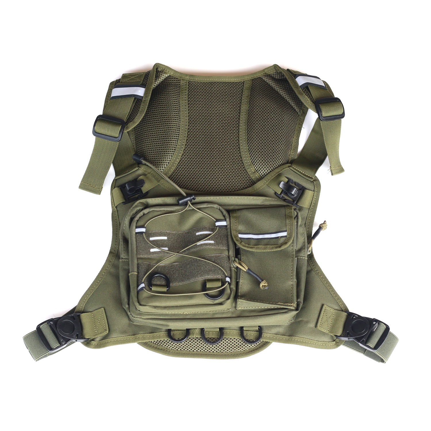 Tactical Vest Chest Bag Lightw - Reflective Running Gear Vest ulasan dan harga