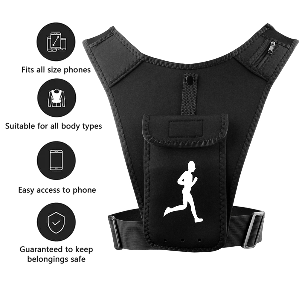 Adjustable Running Vest Phone  - Running Gear Train ulasan dan harga