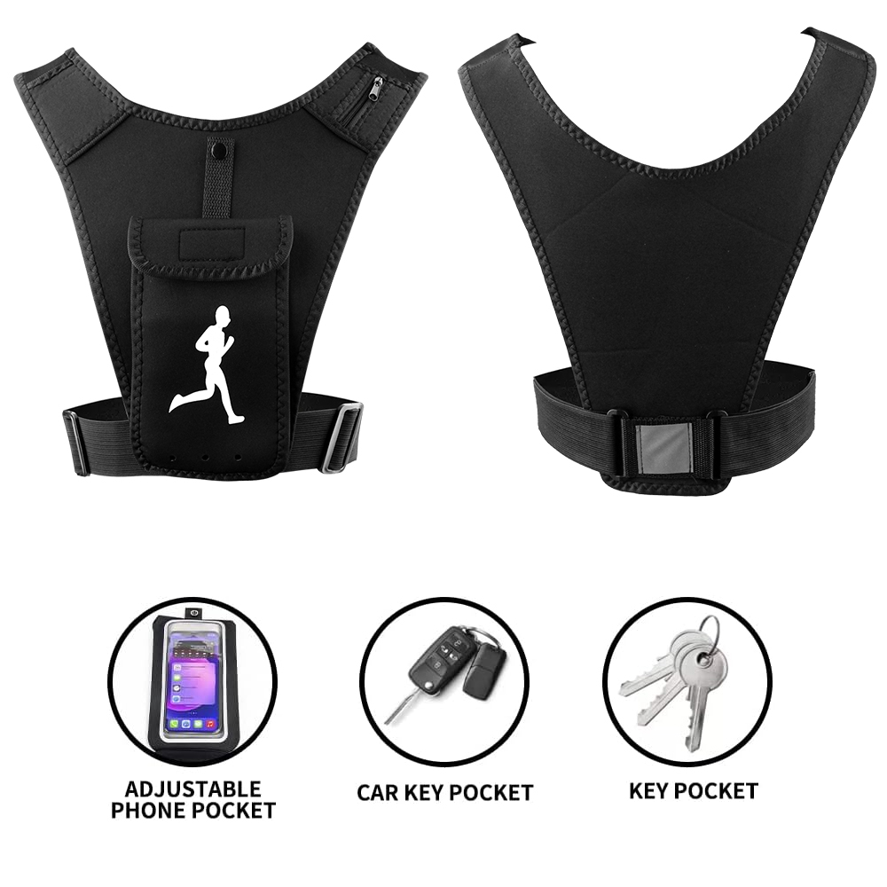 Adjustable Running Vest Phone  - Running Gear Train ulasan dan harga