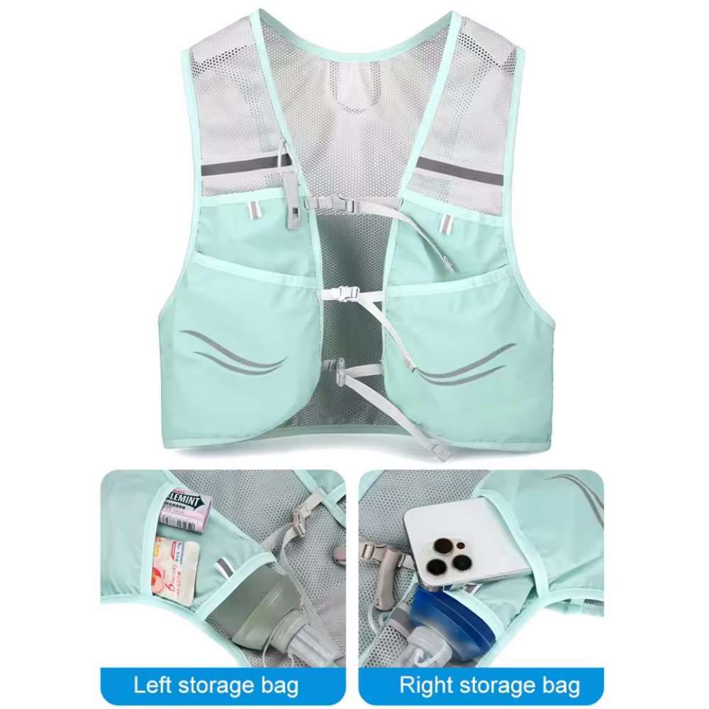 Reflective Running Vest Hydrat - Running Hydration Vest ulasan dan harga