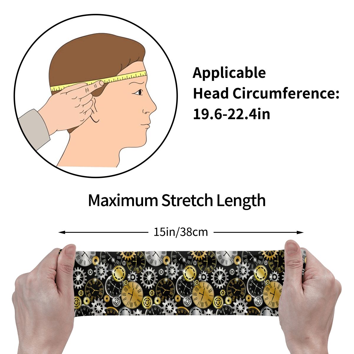 Sports Headband Portable Hair  - Running Gear Headband ulasan dan harga