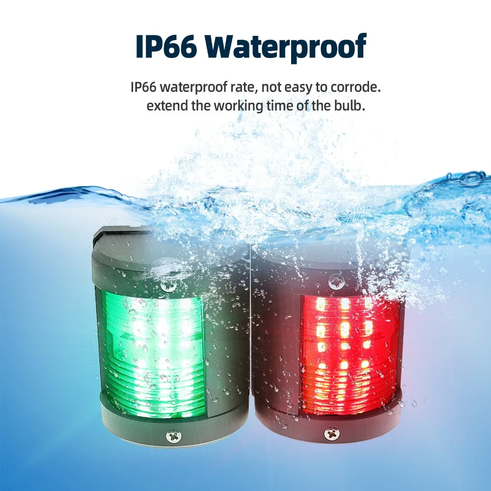 12V/24V LED Navigation Signal  - Running Gear Boat ulasan dan harga