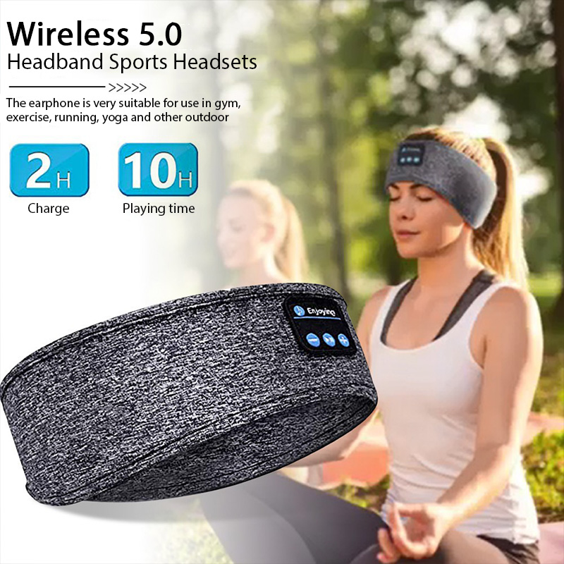 Bluetooth Headband Headphones  - Running Gear Headband ulasan dan harga