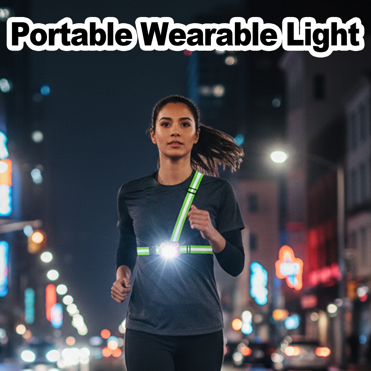 Running Light USB Rechargeable - Reflective Running Gear Vest ulasan dan harga