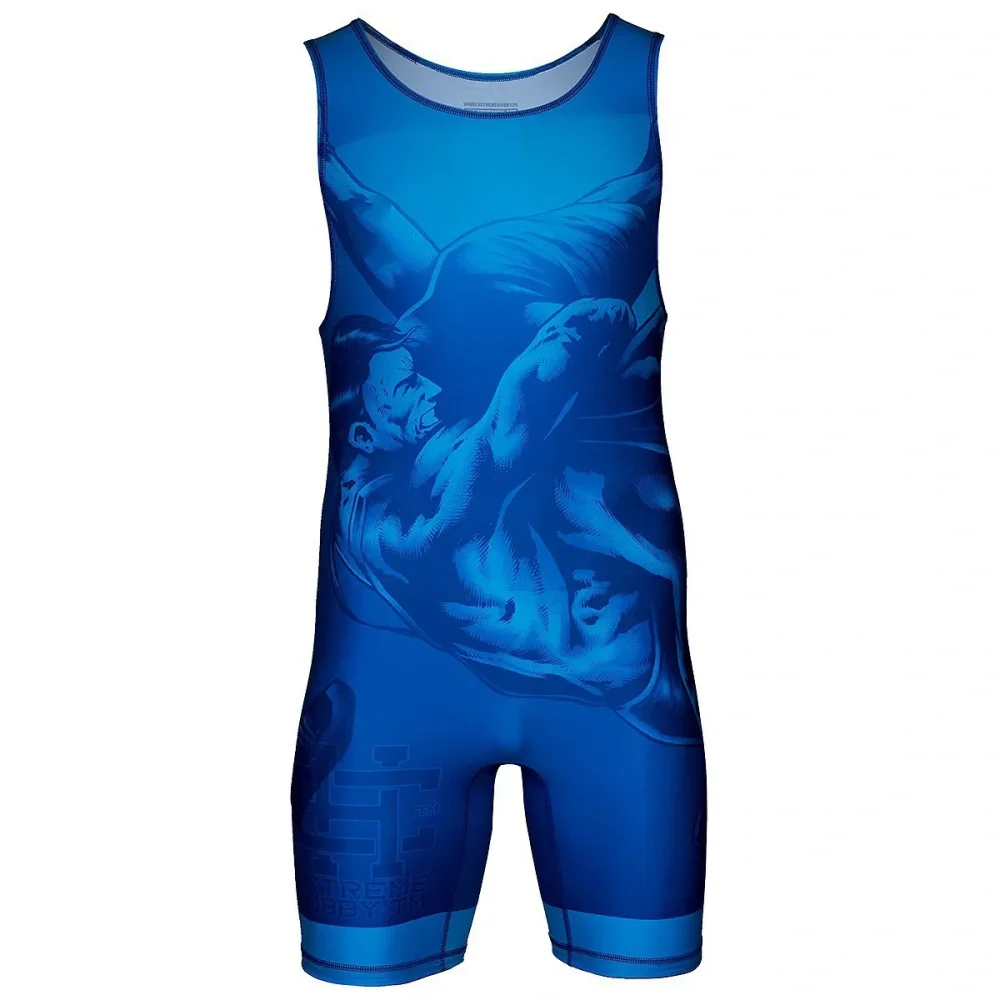 Mens Wrestling Singlet Uniform - Running Gear Train ulasan dan harga
