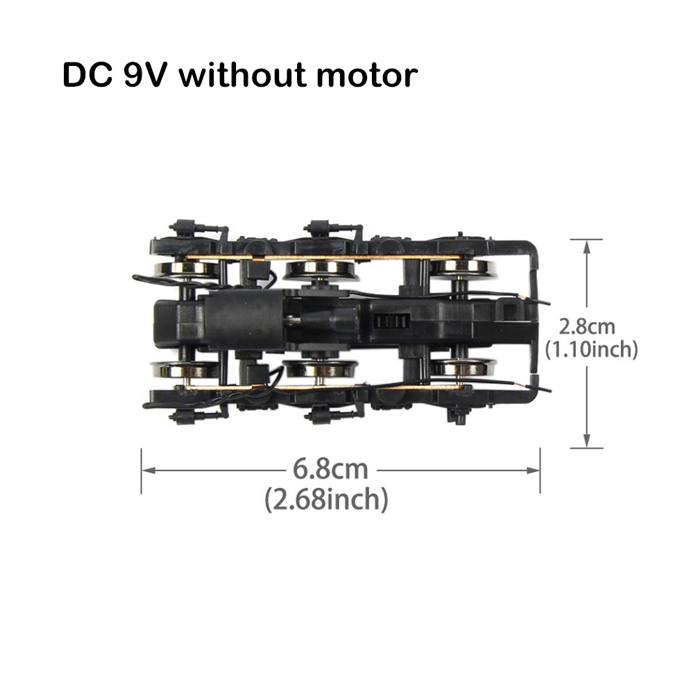 Model Train Powered Bogie Asse - Running Gear Train ulasan dan harga