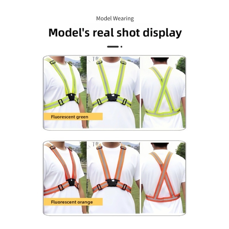 Adjustable Lightweight Reflect - Reflective Running Gear Vest ulasan dan harga