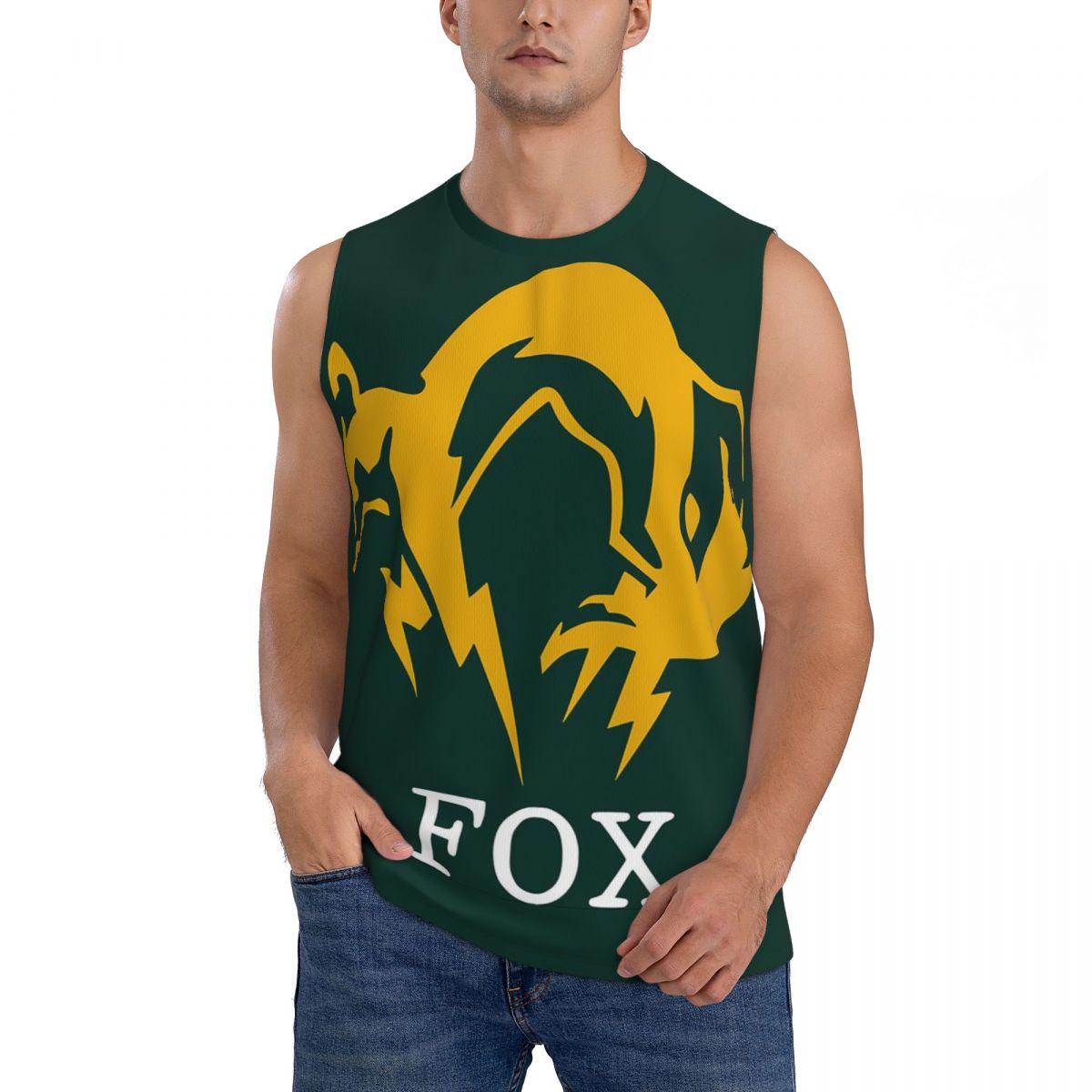 Metal Gear Solid Fox Men Sleev - Running Gear Shop ulasan dan harga