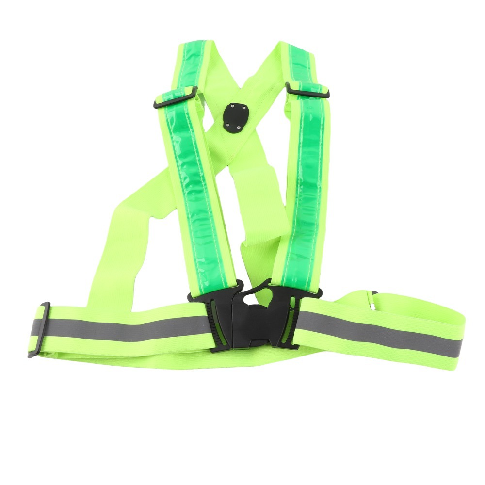New Polyester LED Safety Vest  - Reflective Running Gear Vest ulasan dan harga