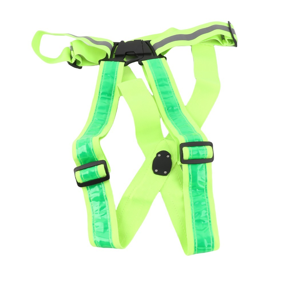 New Polyester LED Safety Vest  - Reflective Running Gear Vest ulasan dan harga
