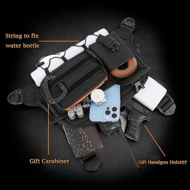 Tactical Chest Bag Men's Vest  - Running Hydration Vest ulasan dan harga