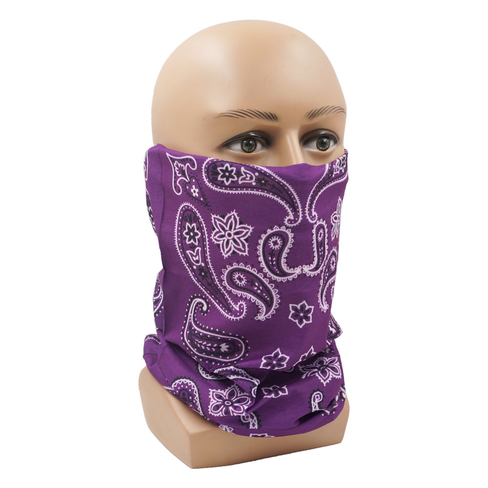 Purple Balaclava Women Running - Running Gear Headband ulasan dan harga