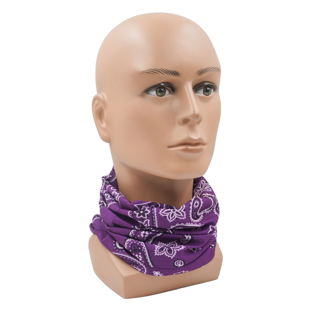 Purple Balaclava Women Running - Running Gear Headband ulasan dan harga