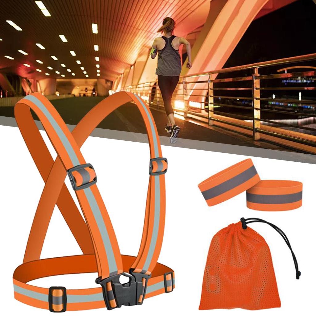Running Reflective Adjustable  - Reflective Running Gear Vest ulasan dan harga
