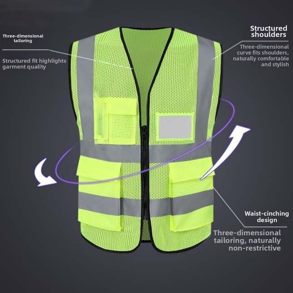 High Visibility Reflective Ves - Reflective Running Gear Vest ulasan dan harga
