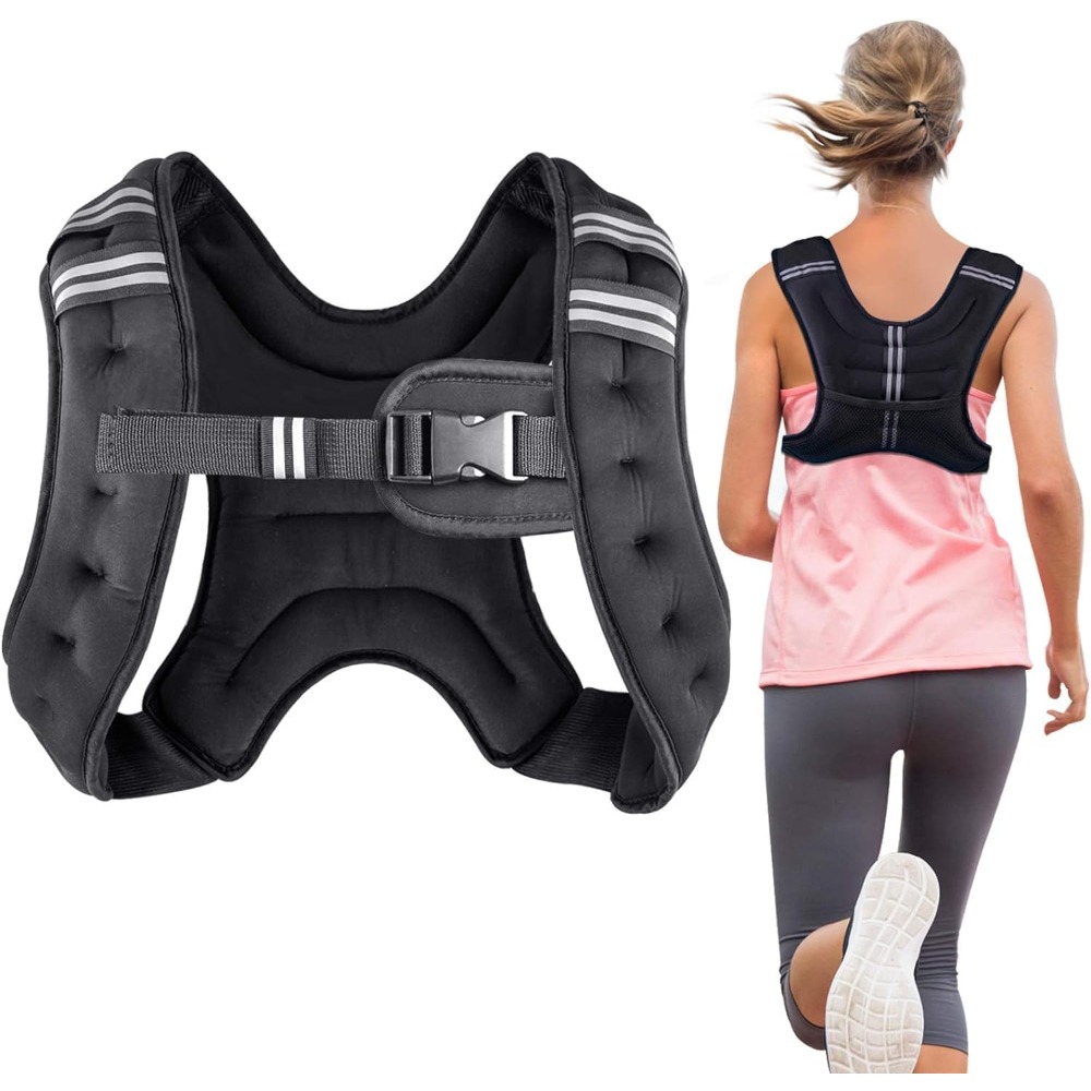 Fitness Weighted Vest Pre-Fill - Running Hydration Vest ulasan dan harga