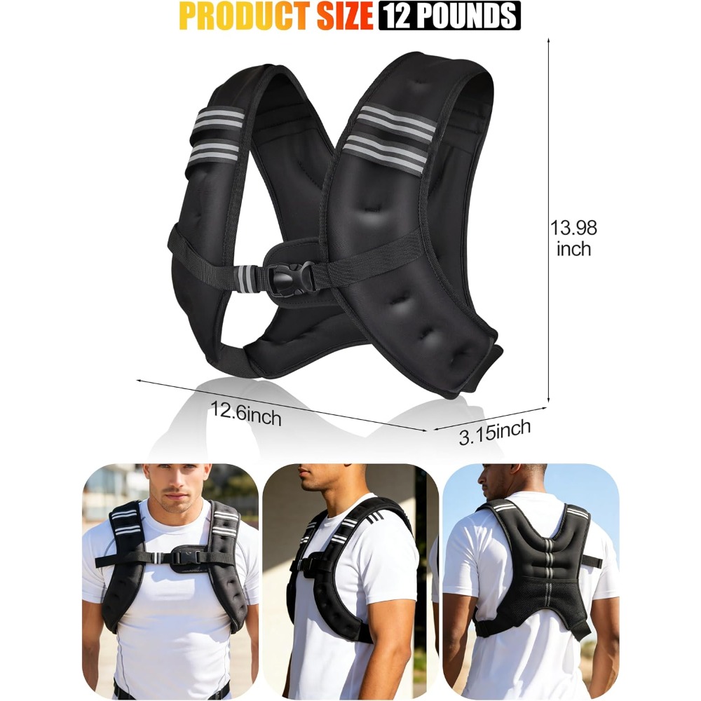 Fitness Weighted Vest Pre-Fill - Running Hydration Vest ulasan dan harga