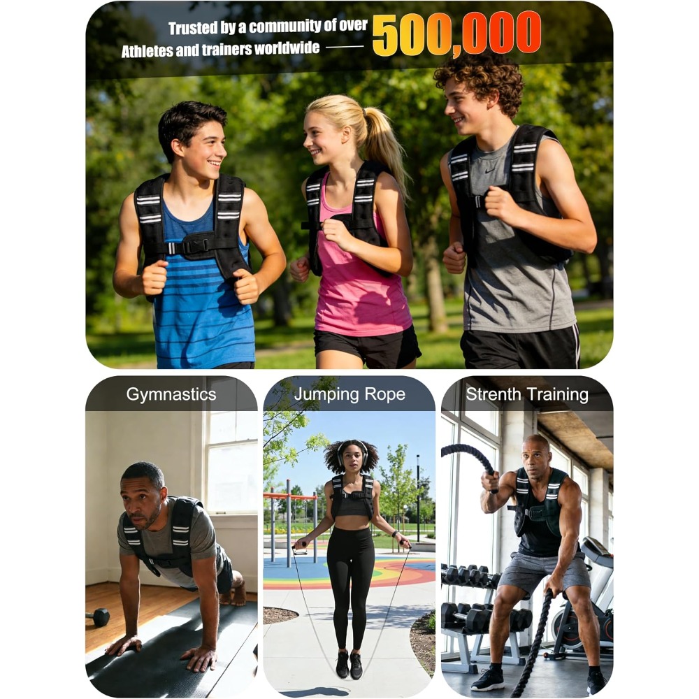 Fitness Weighted Vest Pre-Fill - Running Hydration Vest ulasan dan harga