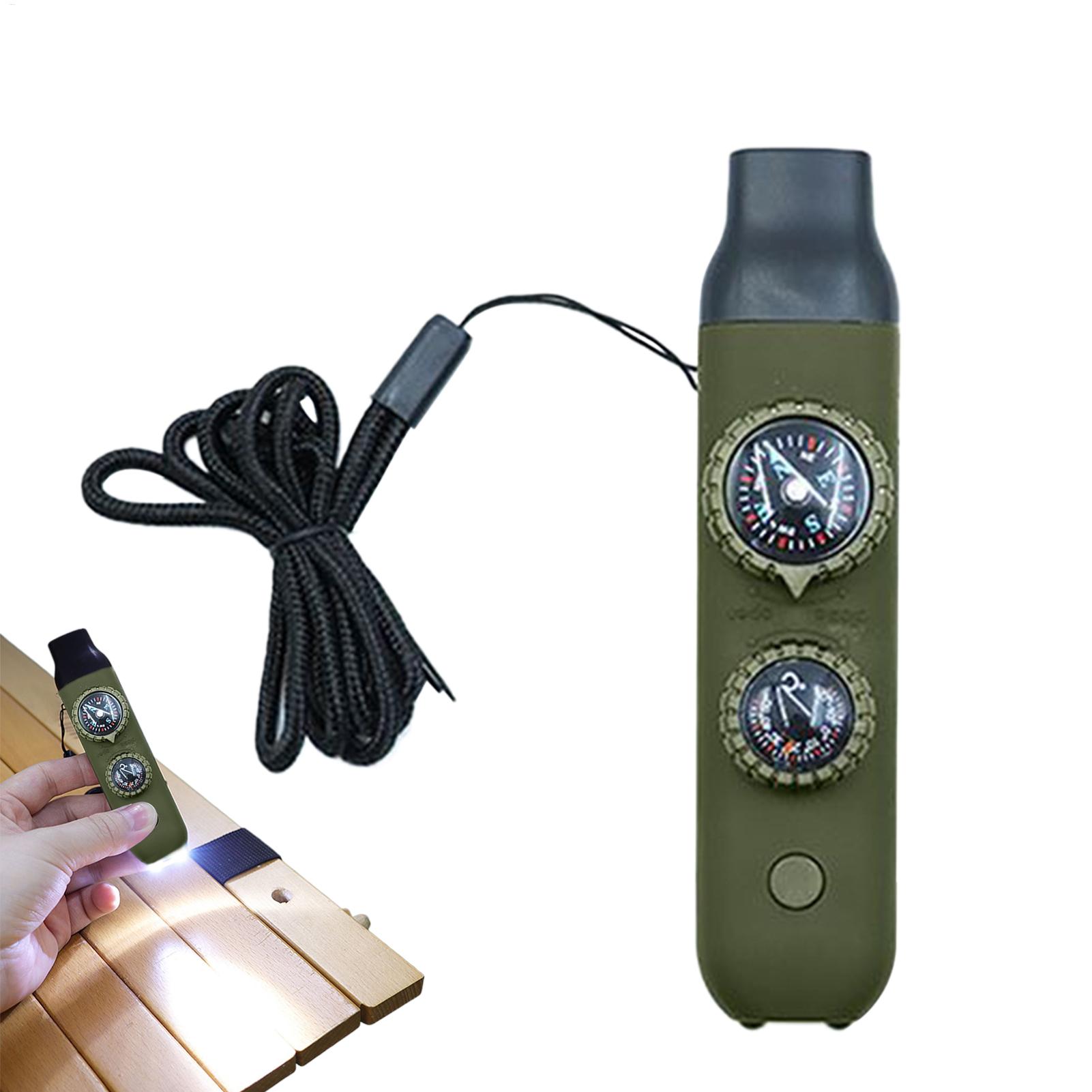 7-in-1 Survival Whistle with L - Running Gear Boat ulasan dan harga