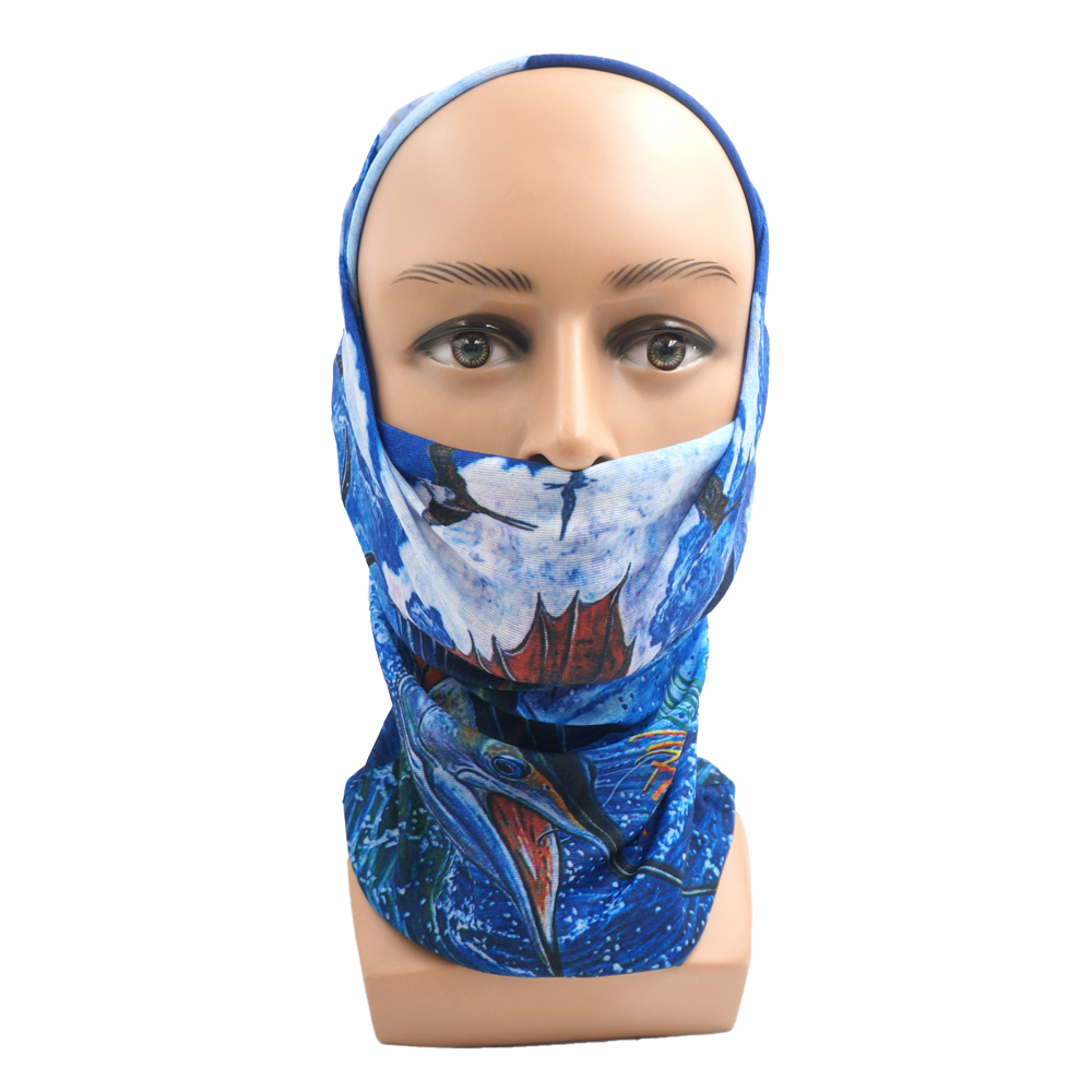 Fish Scales Pattern Neck Gaite - Running Gear Headband ulasan dan harga