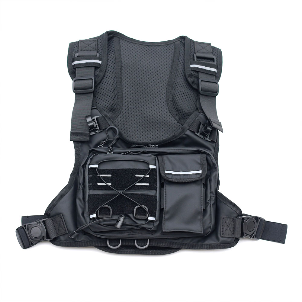 Tactical Vest Chest Bag with 2 - Reflective Running Gear Vest ulasan dan harga